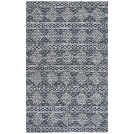 Safavieh 3 x 5 ft. Marbella Contemporary Rectangle Power Loomed Rug, Dark Grey MRB552F-3
